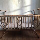 Child bed in rotin and bamboo