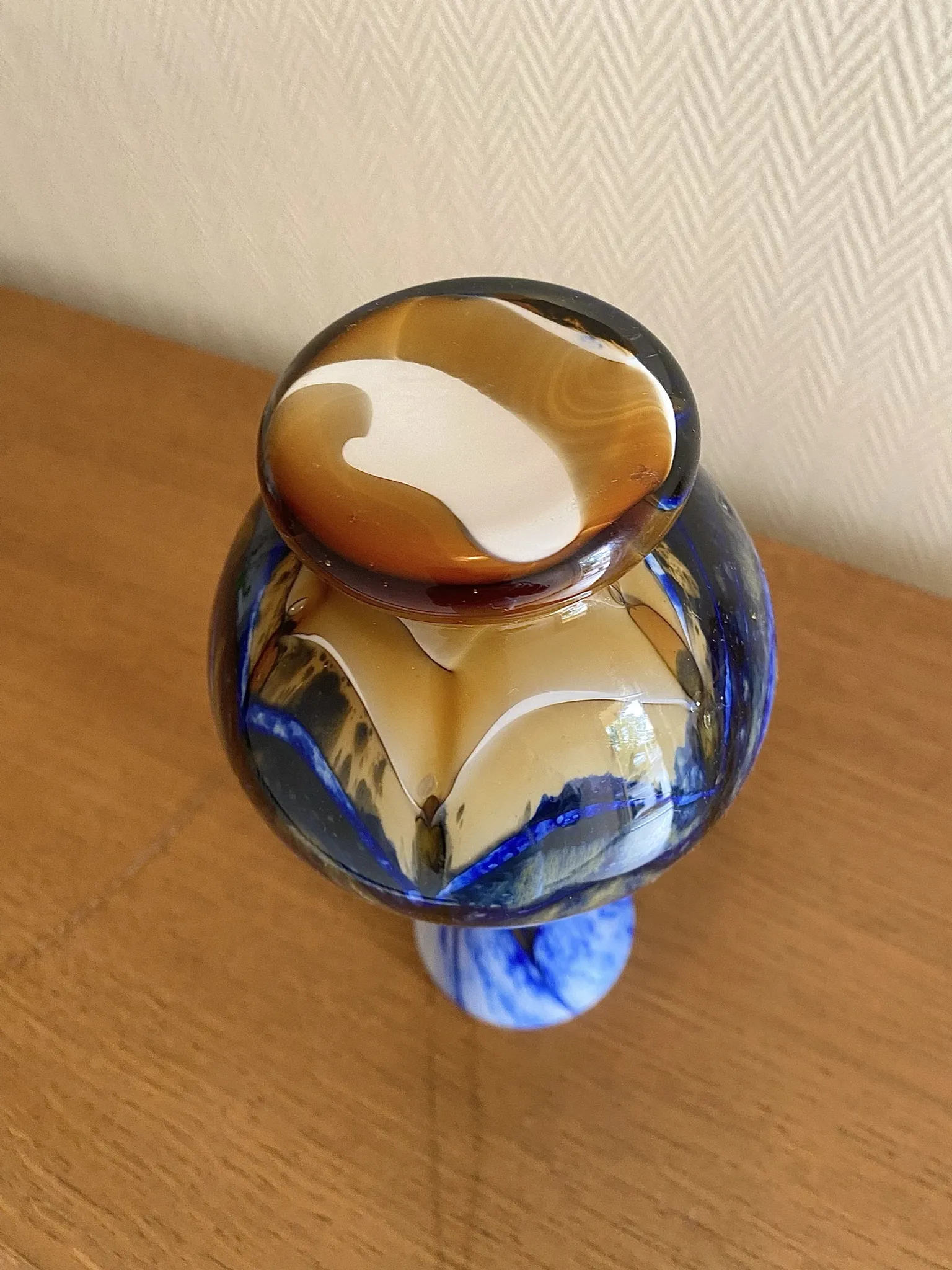 Mid-century Murano vase by Carlo Moretti