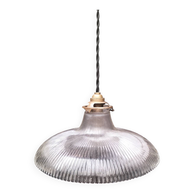 Suspension en verre holophane