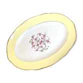 Luneville oval earthenware serving dish