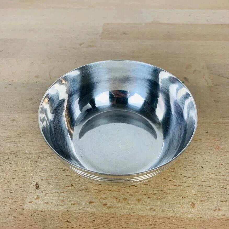 Ercuis silver-plated catchall, vintage
