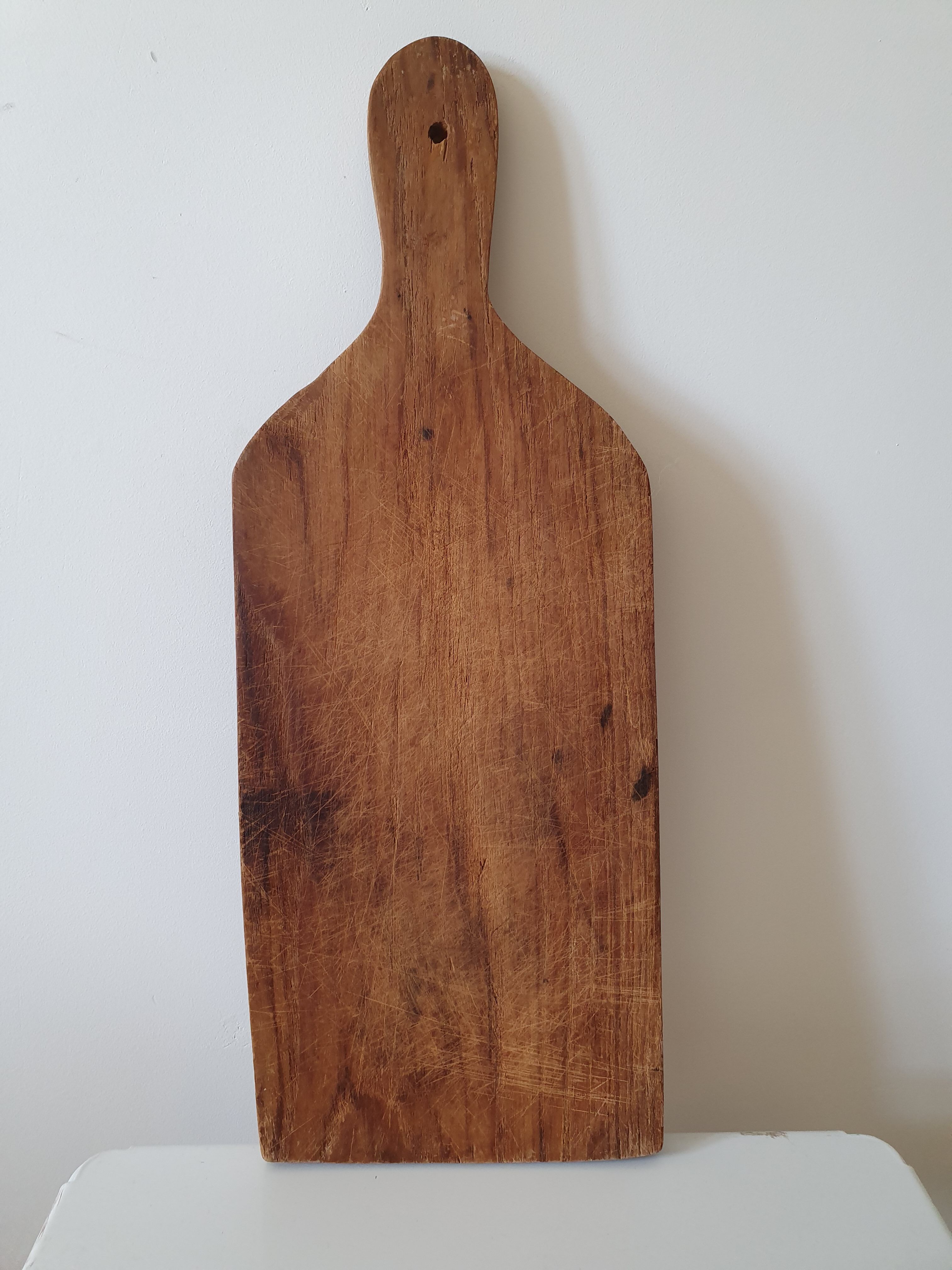Raw wood cutting board
