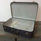 Vintage case - scottish fabric