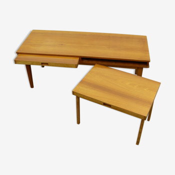 Tables basse transformable gigogne vintage 1960