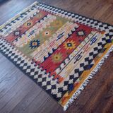 Handmade Indian Kilim Sivas 200x140cm