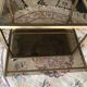 Brass coffee table and smoked glass