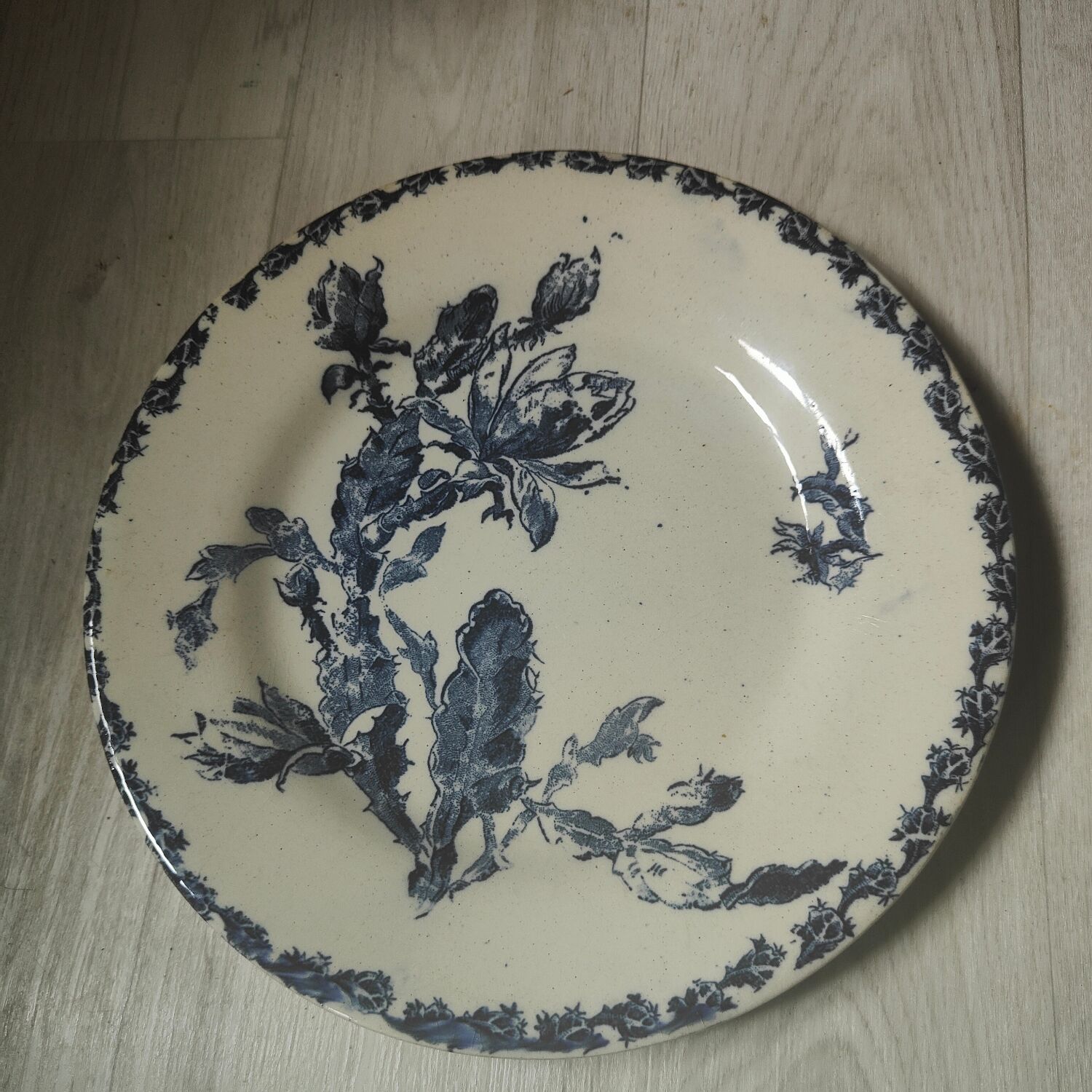 Porcelain plate gien