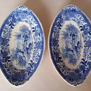 "Burgenland" blue bowls Villeroy & Boch Mettlach