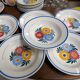 Assiettes creuses vintage terre de fer