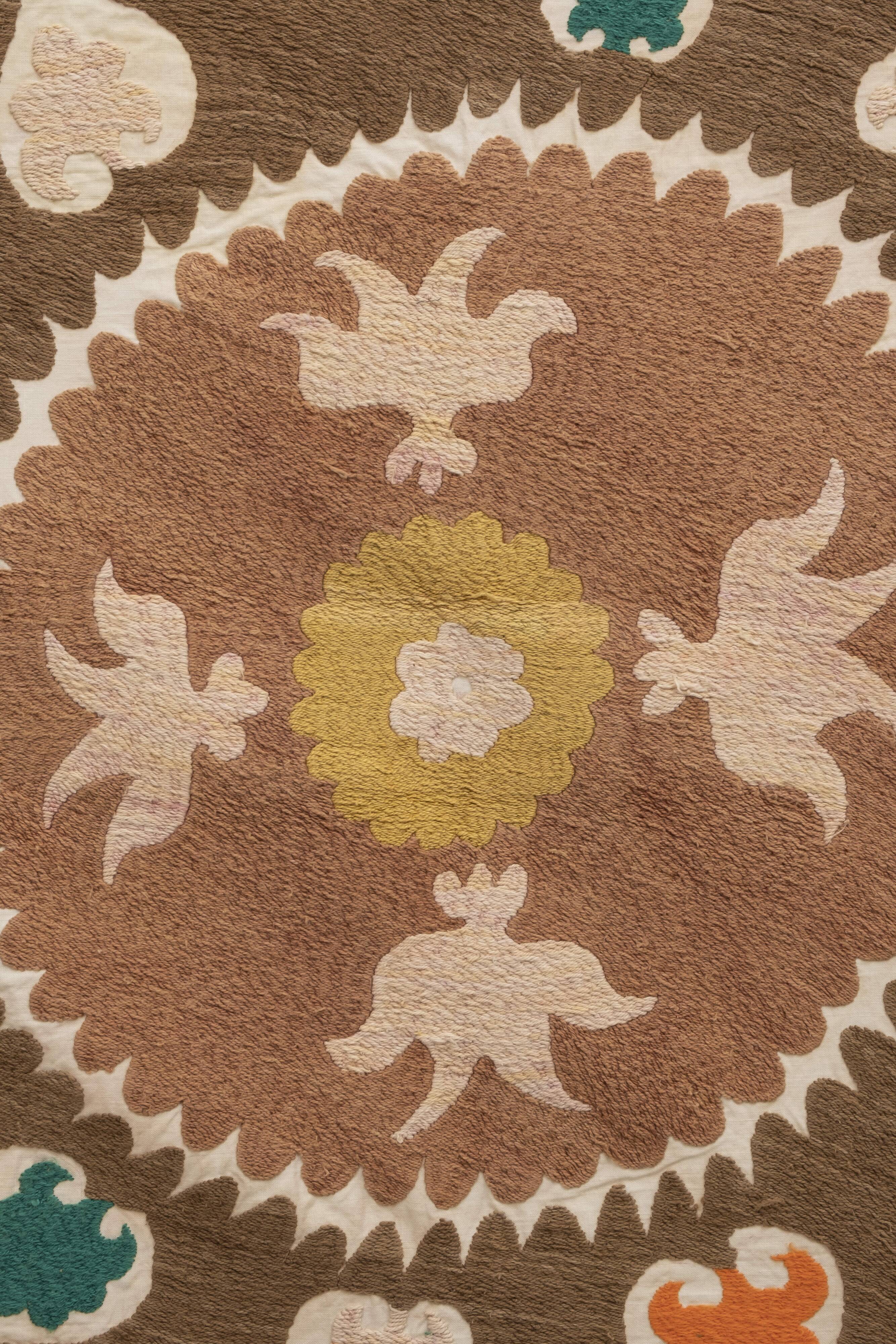 Vintage Suzani from Samarkand tapestry