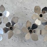 Vintage candlestick pair by Monika Mulder