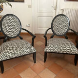 Pair of armchairs by Barbara Barry for Baker