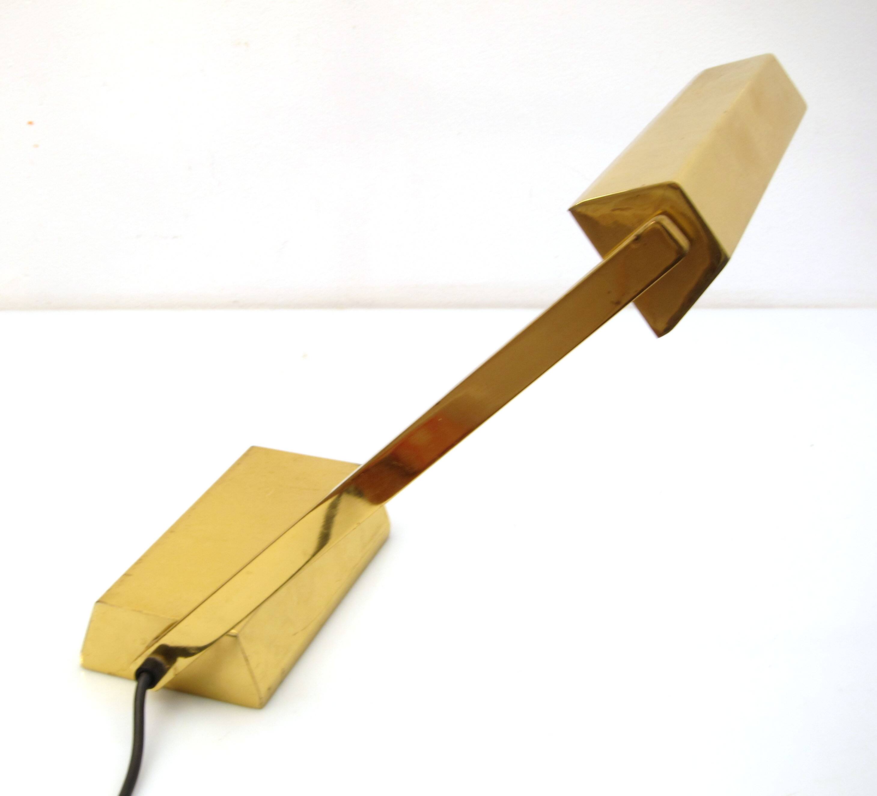 Adjustable retro vintage gold desk lamp