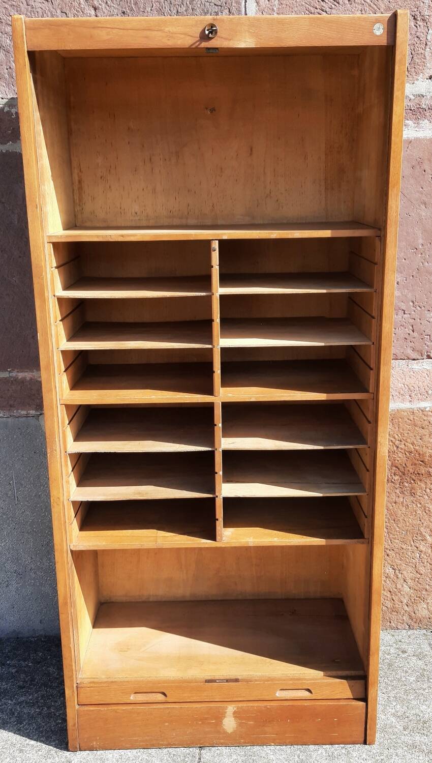 "JB" sliding curtain (notary) filing cabinet