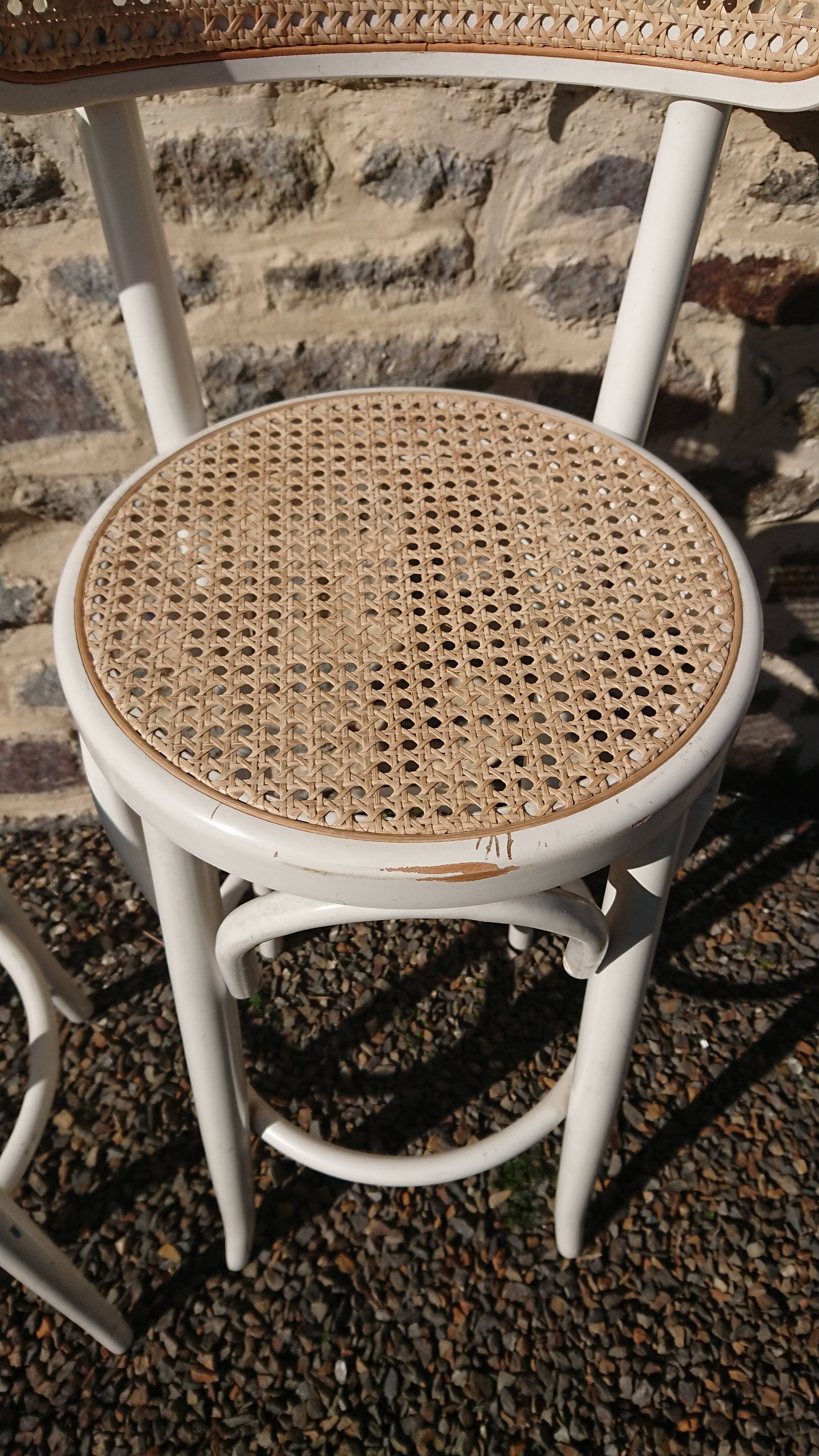 Lot of two canna stools