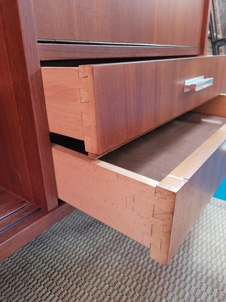 Sideboard 70s plated teak.