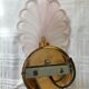 Pair of wall lamps glass sheet