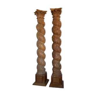 High-quality wood column