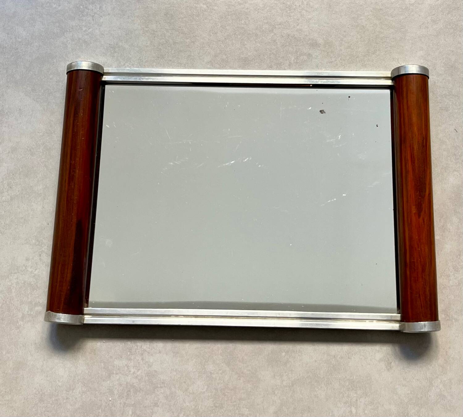 Petit plateau miroir art déco