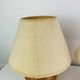 Paire de lampes boules en bois, années 80