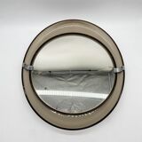 "Space Age" mirror in smoked plexiglass – 1970s