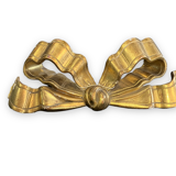 Decorative knot in wood and gilded stucco nineteenth