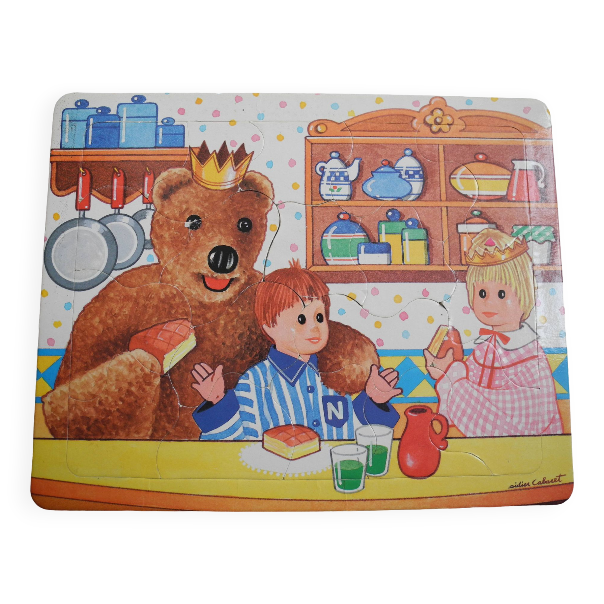 Ancien puzzle "Bonne nuit les petits"