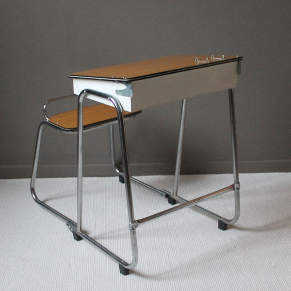 Bureau pupitre écolier vintage