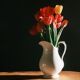 White ceramic pitcher/vase