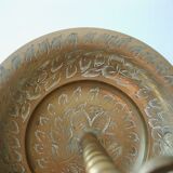 Servant brass fruit tray