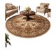 Circular oriental rug