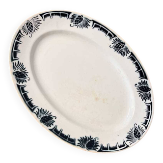 Oval dish pine cones Badonviller