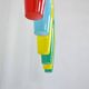 Suspended Murano glass lamp layered by Alessandro Pianon, 1960s.