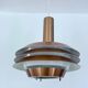 Mid-century modern Danish copper pendant light, 1970s