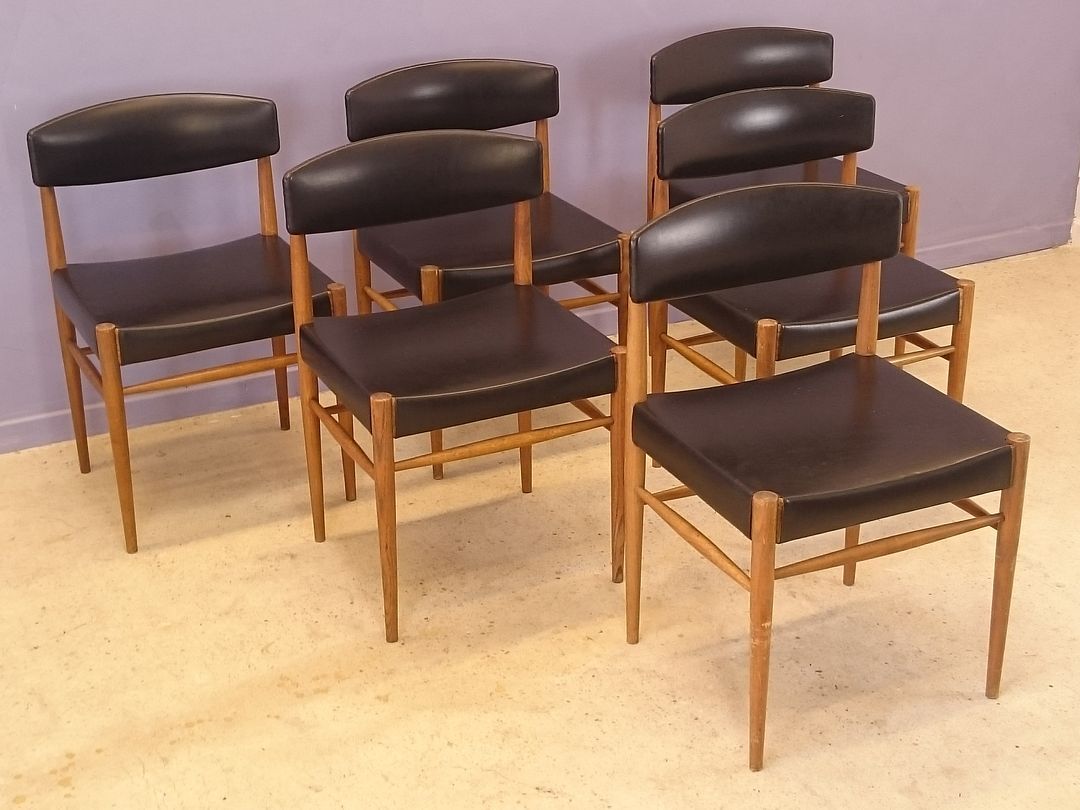 Set of 6 Scandinavian chairs