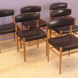 Set of 6 Scandinavian chairs