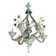Venetian Rezzonico chandelier in multi-colored Murano glass, circa 1900