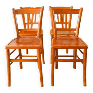 Lot de 4 chaises bistrot