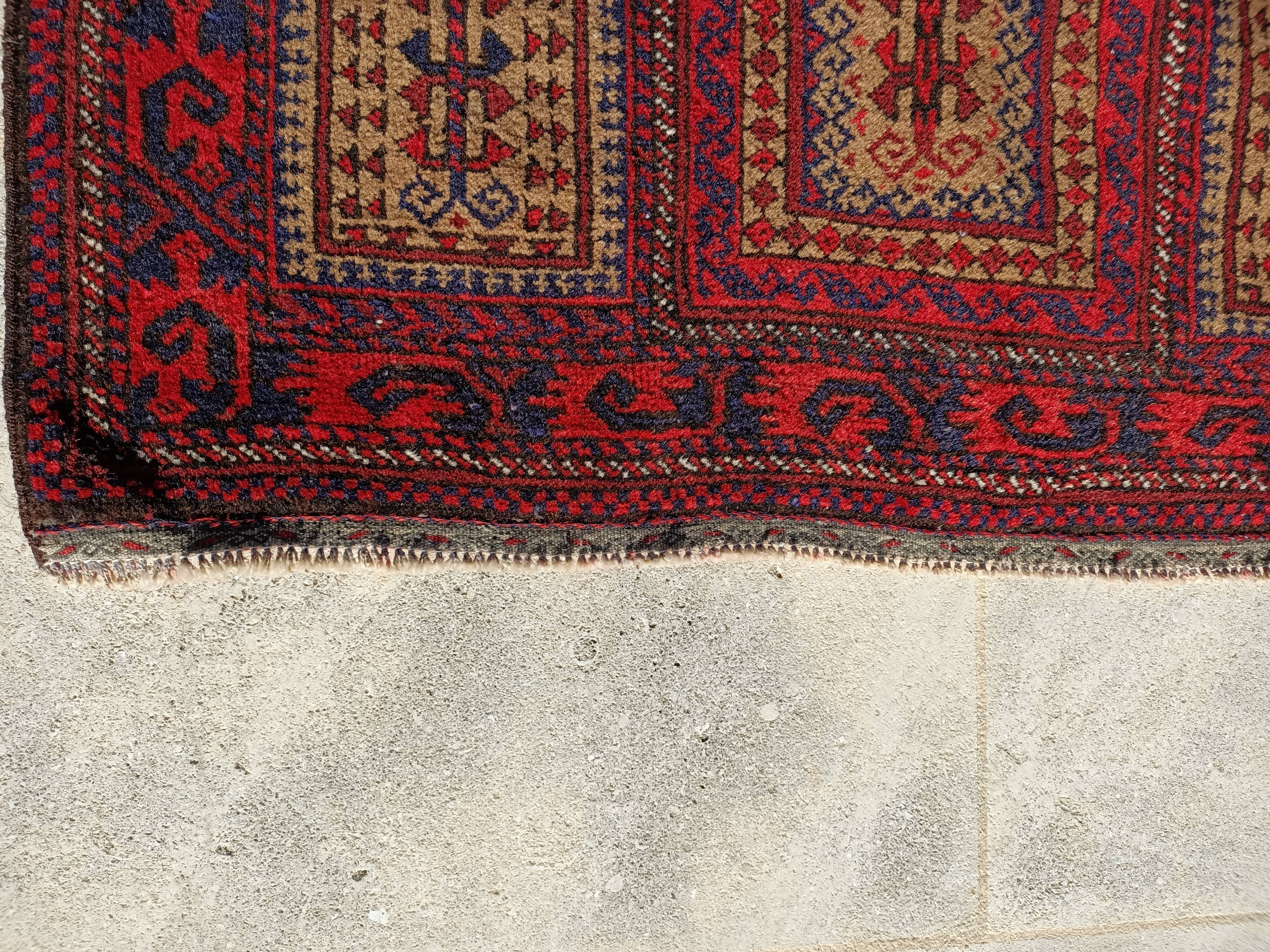 Old carpet Afghan-Baloch 150x92 cm