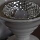 Lampe torchère Art Déco craquelée France 1930