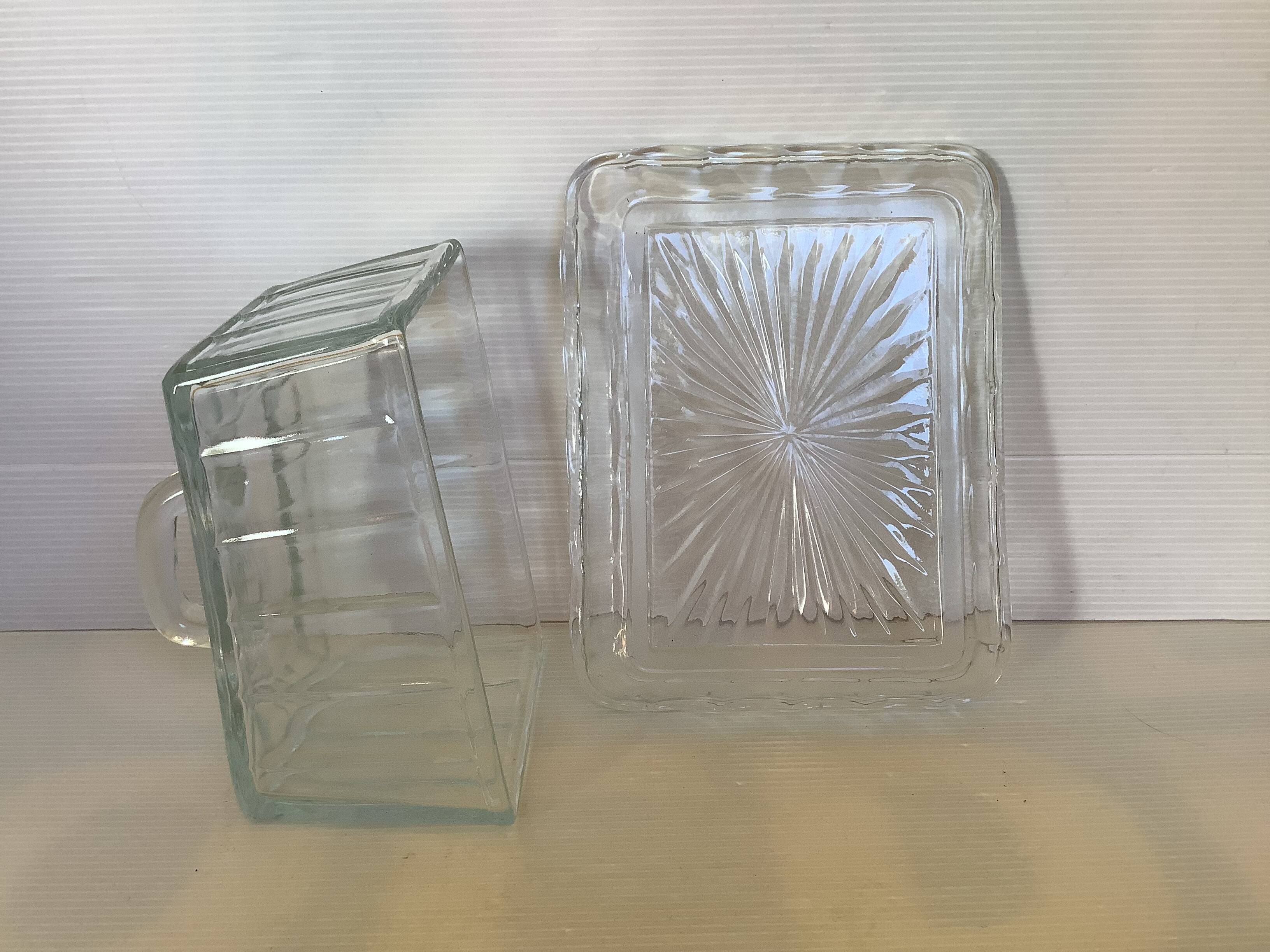 Art Deco bell-shaped butter dish