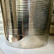 Seau à champagne en métal argenté