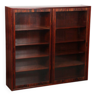 Scandinavian rosewood display cabinet by Poul Hundevad, 1960