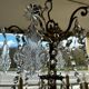 Crystal and bronze chandelier