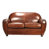 Vintage leather club sofa