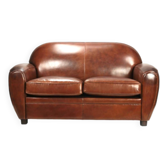 Vintage leather club sofa