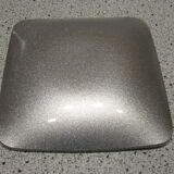 Designer silver glass empty tray