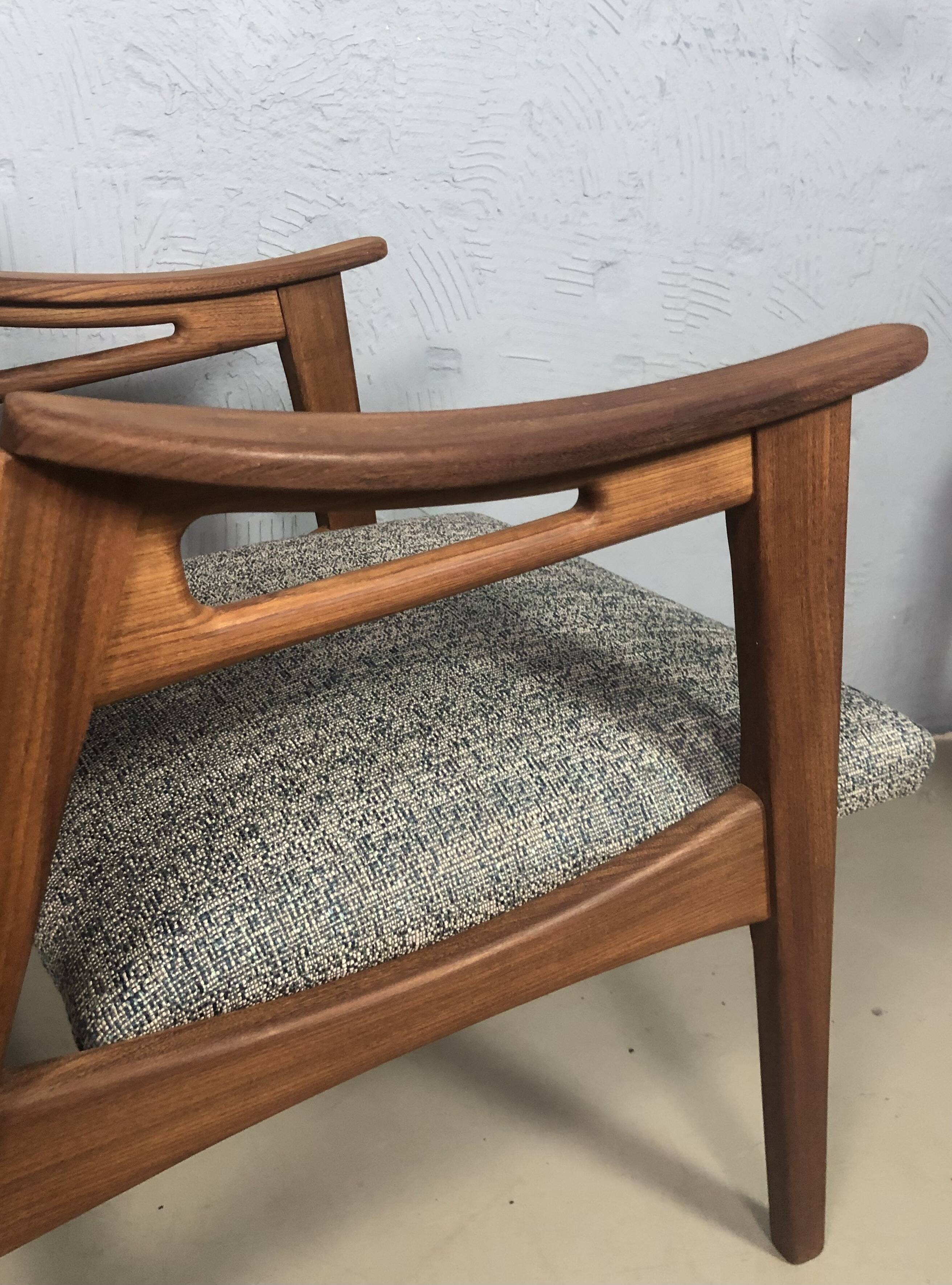 Fauteuils en teck vintage