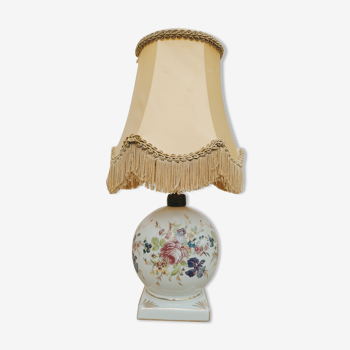 Lampe boule en porcelaine