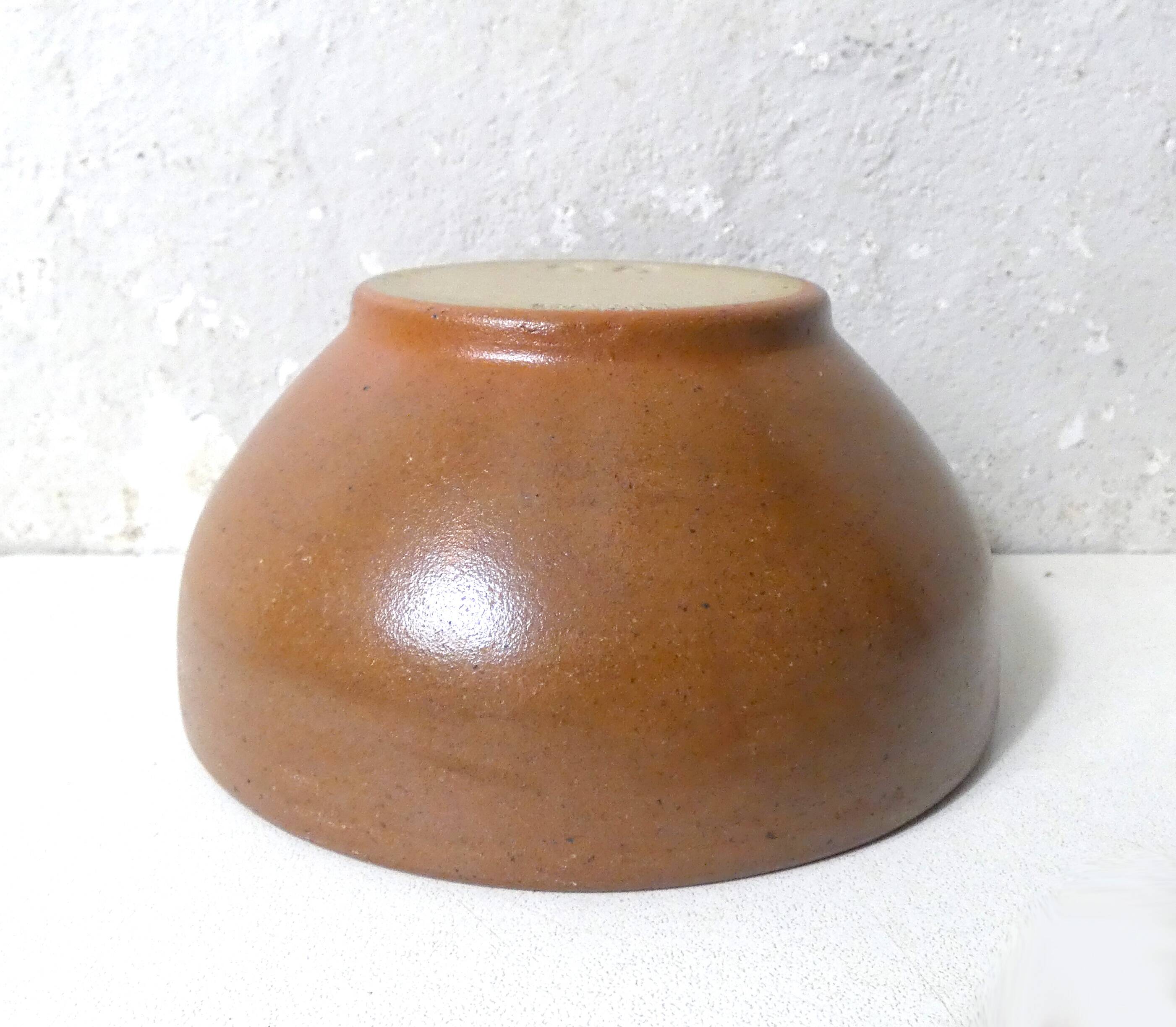 5 vintage stoneware bowls